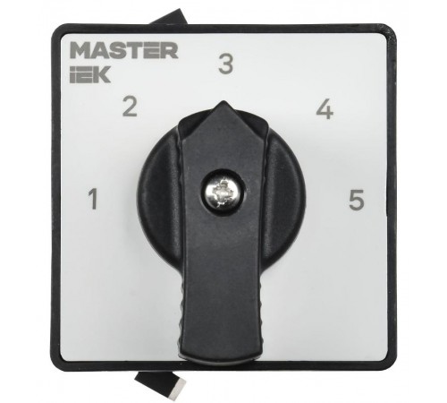 Переключатель кулачковый стандартная рукоятка 10А схема 84  MI-CS10-010-084  IEK