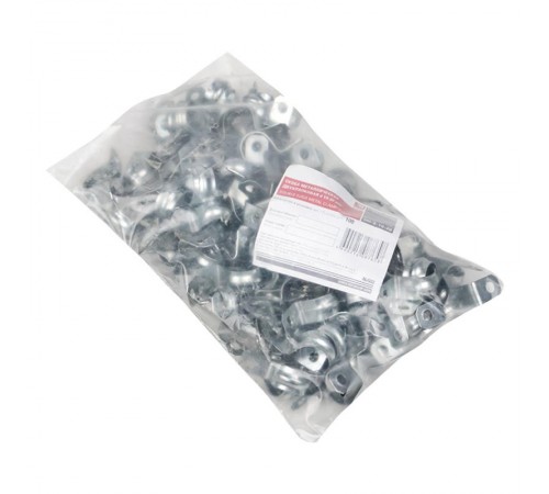 Скоба металлическая двухлапковая СМД d 19-20мм. (100шт.) EKF PROxima  sm-2-19-20  EKF