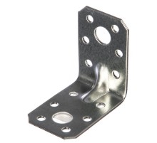 Уголок крепежный усиленный 50х50х36х2, оцинкованный - накл.  124410  Tech-KREP