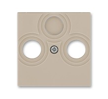 ABB Levit Кофе макиато / белый Накладка для розеток TV-R / TV-R-SAT Кофе макиато  5011H-A00300 18  2CHH080300A4018  ABB