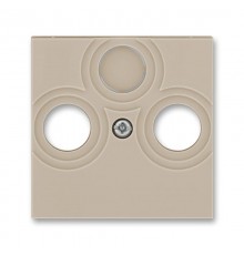 ABB Levit Кофе макиато / белый Накладка для розеток TV-R / TV-R-SAT Кофе макиато  5011H-A00300 18  2CHH080300A4018  ABB