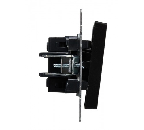 BRITE Выключатель жалюзи 10А ВС10-1-5-БрЧ черный   BR-V15-0-10-K02  IEK