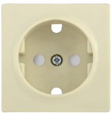 НР-2-1-БК Накладка розетка с з/к с шт. BOLERO кремовый  ENB21-R-K33  IEK