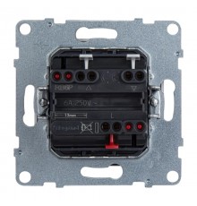 SUNO Переключатель кнопочный для жалюзи и рольставней 6А 250В. Безвинтовые зажимы. Цвет "Белый"  721138  Legrand