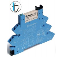 Интерфейсный модуль, электромеханическое реле; 1CO 6A; контакты AgSnO2; питание 110-125В AC/DC; подавление утечки тока  386131254060  Finder