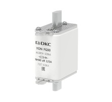 Предохранитель YON ножевого типа FG00 125А 690V характеристика aR  1FG00-0125-690V-AR  DKC