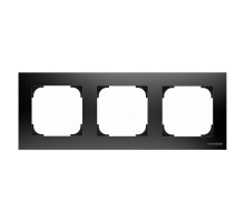 Рамка 3-постовая, серия SKY, цвет чёрный бархат2CLA857300A1501 ABB