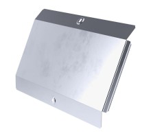 Крышка угла вертикального внешнего 45 градусов Стандарт INOX (AISI 316) 400  PR16.2954  Промрукав