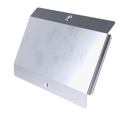 Крышка угла вертикального внешнего 45 градусов Стандарт INOX (AISI 316) 400  PR16.2954  Промрукав