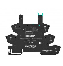 Розетка 24В AC/DC для реле интерфейсного 24В DC, push-in зажим  SSLNZRA1  SE