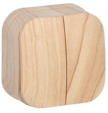 ВС20-2-0-ХС Выключ. 2-кл. о/у 10А GLORY сосна  EVH20-K34-10  IEK