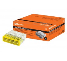 Строительно-монтажная клемма КБМ-2273-234 (2,5мм2) с пастой  SQ0517-0113  TDM