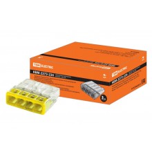 Строительно-монтажная клемма КБМ-2273-234 (2,5мм2) с пастой  SQ0517-0113  TDM