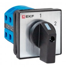 Переключатель кулачковый ПК-1-52 25А 2P "1-2" IP65  pk-1-52-25-65  EKF