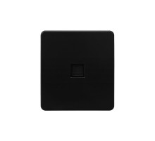 Розетка ROUND компьютерная RJ45 кат6 с/у оникс  KR-78-0724-3  Kranz