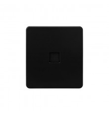 Розетка ROUND компьютерная RJ45 кат6 с/у оникс  KR-78-0724-3  Kranz