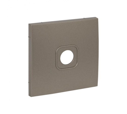 Валенсия лицевая панель розетки TV 1-местная 75Ом 5-862МГц кашемир EKF PROxima   ESA00-L-027-40   EKF