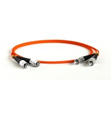 FC-D2-62-FC/PR-FC/PR-H-0.5M-LSZH-OR Патч-корд волоконно-оптический (шнур) MM 62.5/125, FC-FC, 2.0 мм, duplex, LSZH, 0.5 м  387989  Hyperline