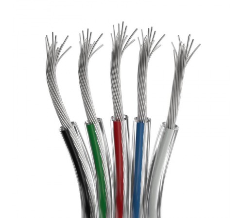 Шлейф питания ARL-18AWG-CLEAR-5Wire-CU (Arlight, -)  034965  Arlight