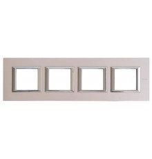 Рамка 2х4П 71мм горизонтальная Титан Axolute  HA4802M4HNX  Legrand