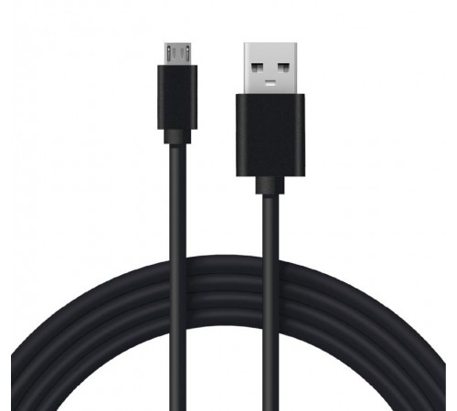USB кабель microUSB длинный штекер 1 м черный  18-4268  REXANT