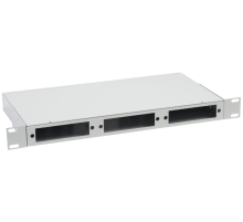 Оптический распределительный кросс 1U до 24 портов (без планок, под 8п-3шт)  FOBX24-1U-000  ITK