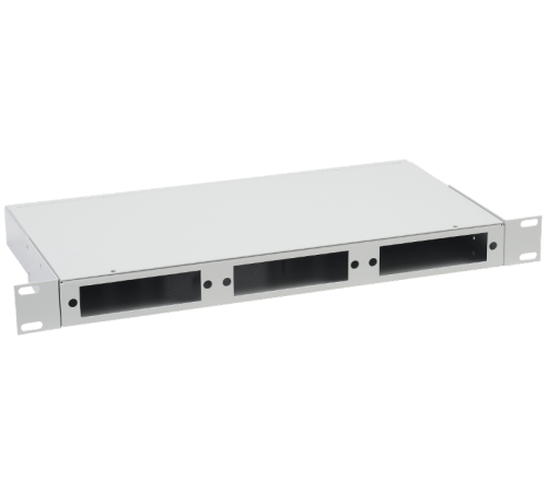 Оптический распределительный кросс 1U до 24 портов (без планок, под 8п-3шт)  FOBX24-1U-000  ITK