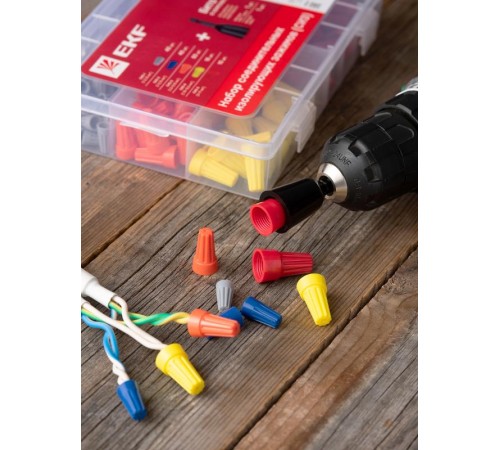 Набор СИЗ ( СИЗ-1 40шт, СИЗ-2 40шт, СИЗ-3 50 шт, СИЗ-4 15шт, СИЗ-5 10шт, Бита-2шт) EKF PROxima   plc-cc-n   EKF