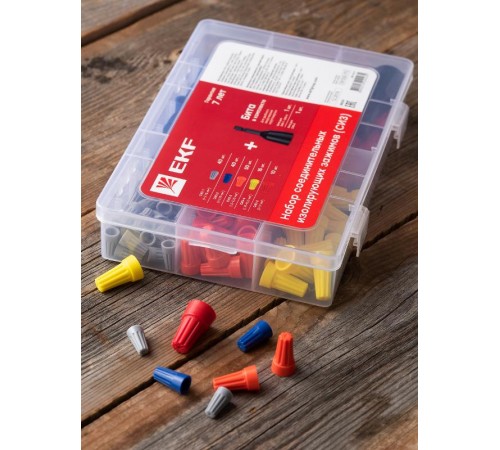 Набор СИЗ ( СИЗ-1 40шт, СИЗ-2 40шт, СИЗ-3 50 шт, СИЗ-4 15шт, СИЗ-5 10шт, Бита-2шт) EKF PROxima   plc-cc-n   EKF