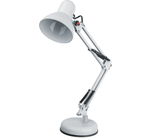 Светильник настольный NDF-D023-60W-WH-E27 на основании, белый  61643  Navigator