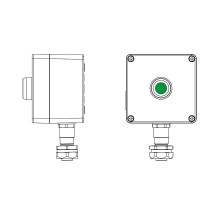 Взрывозащищенный пост управления из алюминия CPE-A-12-(1xP1G(11))-1xKAEPM2MHK-20(C)1Ex d e IIC Т5 Gb / Ex tb IIIC T95°C Db IP66  2201.121.22.120G  D