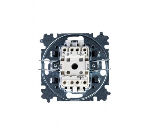 ABB Levit Сталь / дымчатый чёрный Выключатель кнопочный 1-кл.  3559H-A91445 69W  2CHH599145A6069  ABB