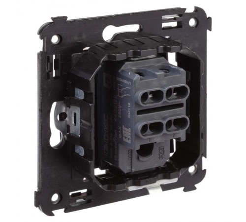 Инвертор (промежуточный переключатель) одноклавишный в стену, "Avanti", "Черный квадрат"  4402123  DKC