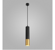 Подвес потолочный DLN108 GU10 черный/золото Eurosvet  a047738  Elektrostandard