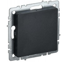 BRITE Заглушка c суппортом МЗ10-БрЧ черный  BR-PL10-K02  IEK