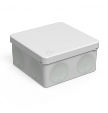 Коробка распределительная 60-0300м для прямого монтажа двухкомпонентная безгалогенная (HF) 100х100х50 (8шт/уп) IP66 60-0300м  Промрукав