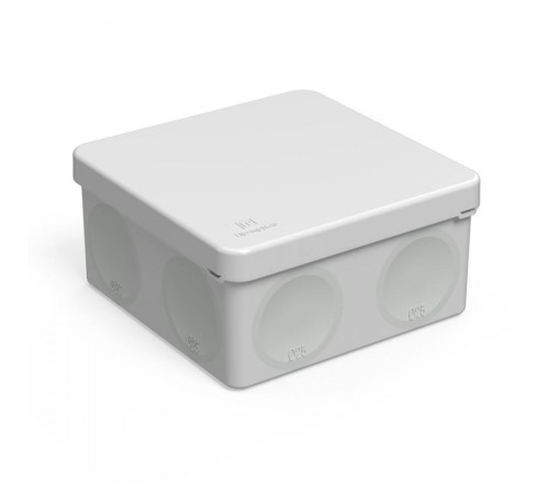Коробка распределительная 60-0300м для прямого монтажа двухкомпонентная безгалогенная (HF) 100х100х50 (8шт/уп) IP66 60-0300м  Промрукав