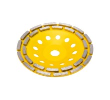 Чашка алмазная шлифовальная, двухрядная, 180х22,2мм  KR-90-0253  Kranz