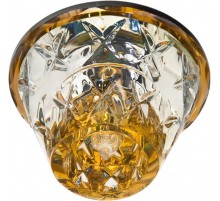 Светильник точечный встраиваемый декоративный JD56 JCD9 35W G9 прозрачный, коричневый  18950  Feron