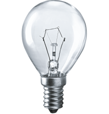 Лампа накаливания ЛОН 60Вт Е14 230В NI-C-60-230-E14-CL (КНР)  94316  Navigator