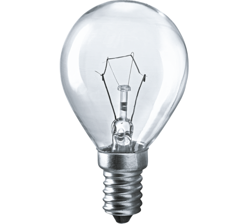 Лампа накаливания ЛОН 60Вт Е14 230В NI-C-60-230-E14-CL (КНР)  94316  Navigator