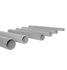 Труба гладкая ПВХ жесткая d32мм (2м) (50м/уп) белая EKF  trg-32w-2m  EKF