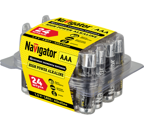 Элемент питания NBT-NE-LR03-BOX24  94787  Navigator