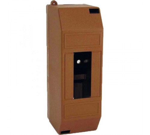 Бокс пластиковый навесной КМПН 1/2 темное дерево индивидуальный штрих-код (ВхШхГ) 135х41х58 IP20 PROxima  pbm40-n-2-dark  EKF