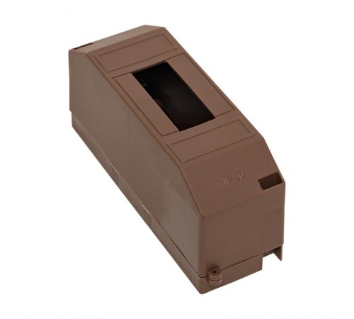 Бокс пластиковый навесной КМПН 1/2 темное дерево индивидуальный штрих-код (ВхШхГ) 135х41х58 IP20 PROxima  pbm40-n-2-dark  EKF