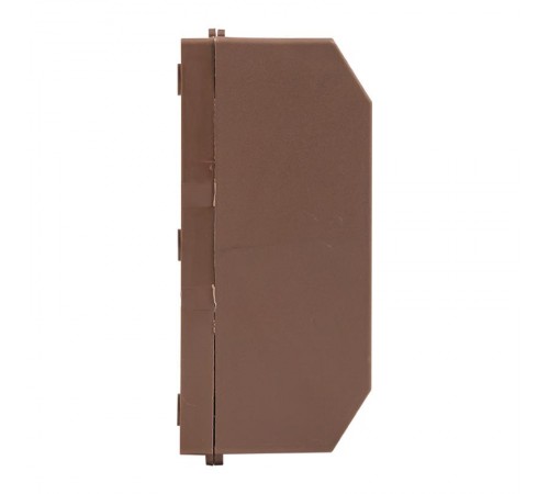 Бокс пластиковый навесной КМПН 1/2 темное дерево индивидуальный штрих-код (ВхШхГ) 135х41х58 IP20 PROxima  pbm40-n-2-dark  EKF