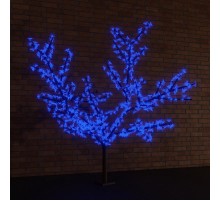 Светодиодное дерево Сакура, высота 2,4м, диаметр кроны 2,0м, RGB светодиоды, контроллер, IP65, понижающий трансформатор в компл. 531-129  NEON-NIGHT