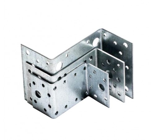 Уголок крепежный Z-образный 35х70х35х55х2, оцинкованный - накл.  124397  Tech-KREP