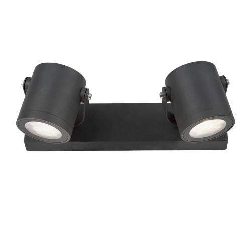 Светильник садово-парковый Sonata настенный архитектурный 2xGU10 280x90x130mm, 170-240V / 50Hz, 2xMax.35W, IP54  GD153  Gauss