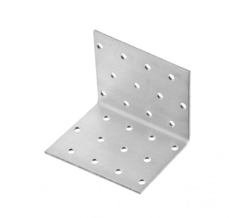 Уголок крепежный равносторонний 200х80х80x2, оцинкованный - накл.  126677  Tech-KREP